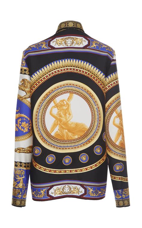 versace top for women|versace long sleeve shirts women's.